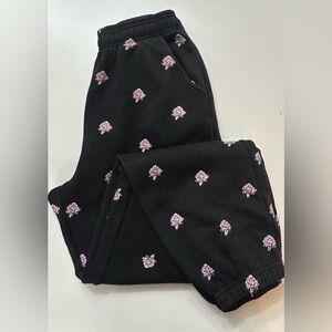 BTL - NWOT Cozy Rose Print Sweatpants S/M